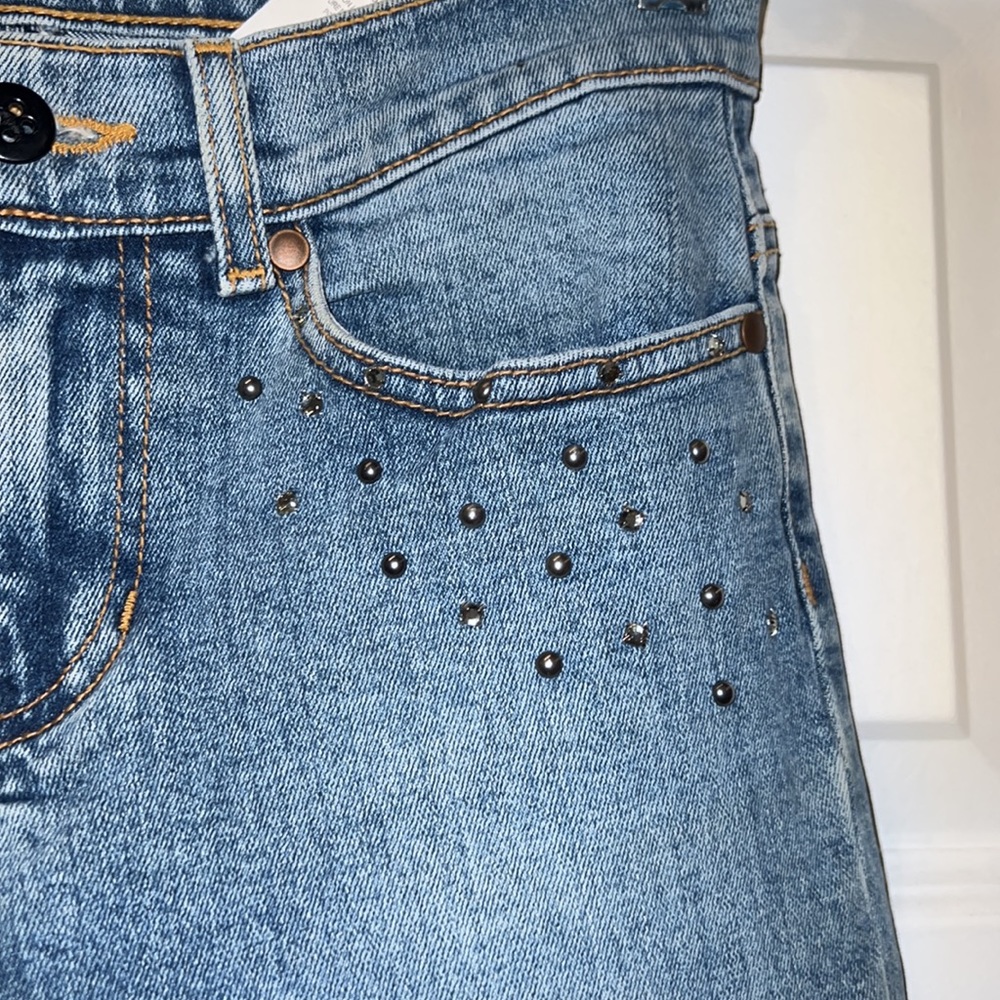 BEBE Rhinestone Jeans - Picture 4 of 13